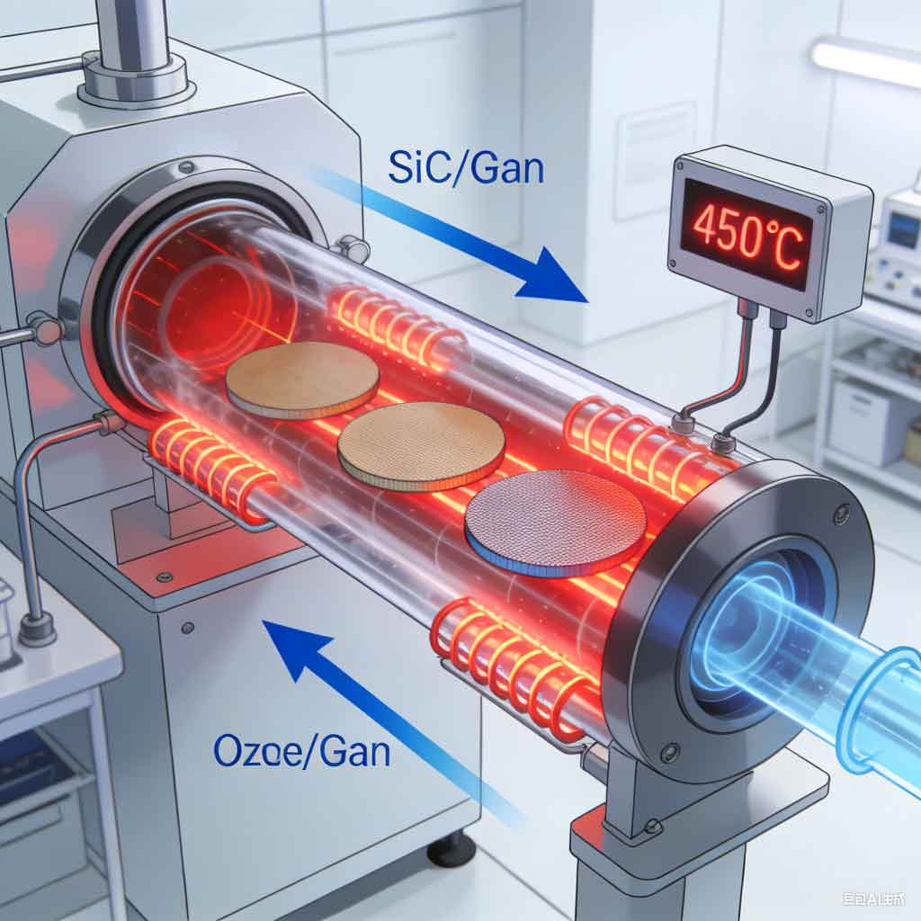 管式炉中麻豆精品A片免费观看对 SiC / GaN 等宽禁带半导体的氧化处理方法(1)